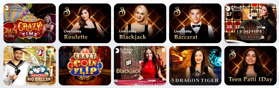 Giochi da casinò dal vivo PLACEBETS CASINO