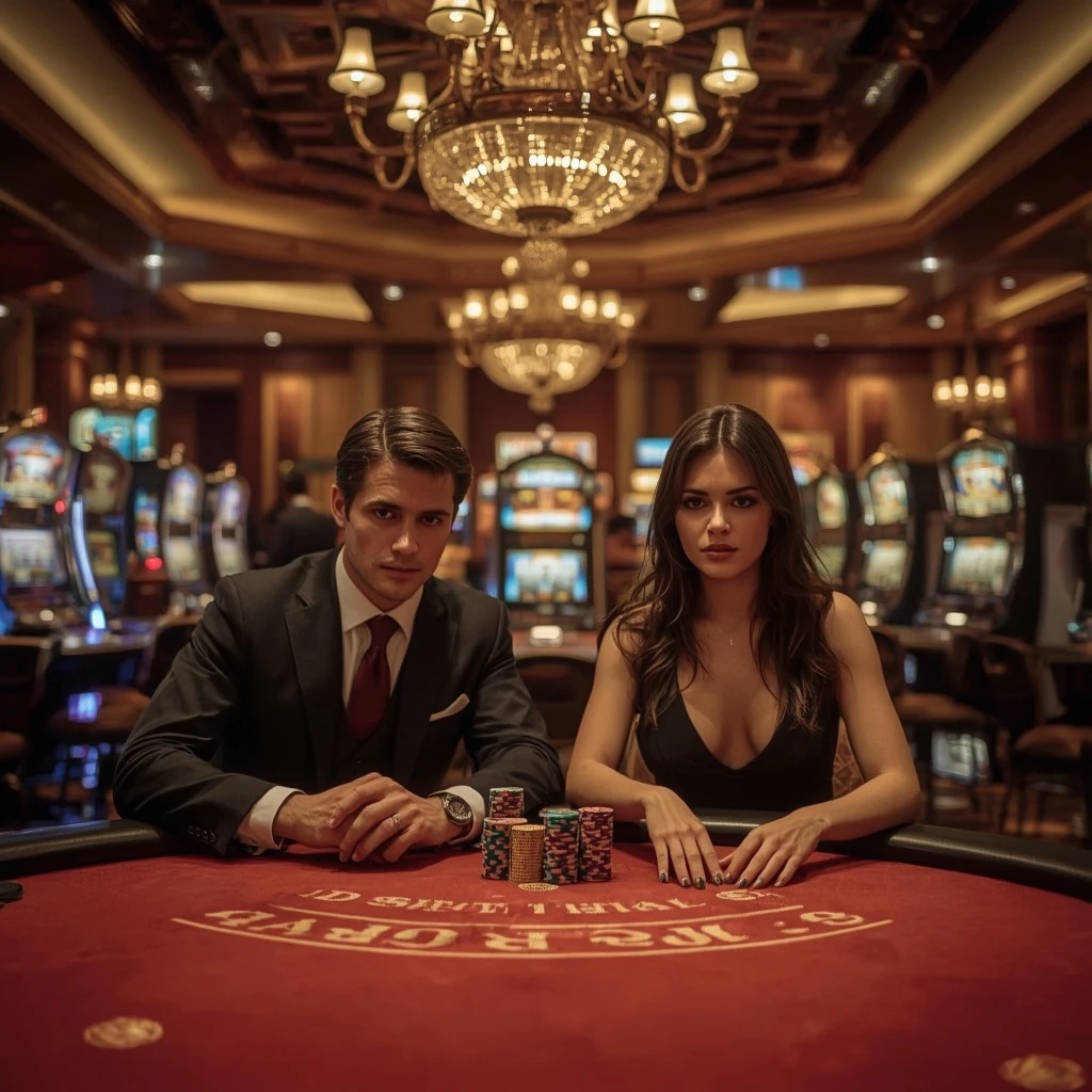 Due giocatori di poker al PlaceBets Casino